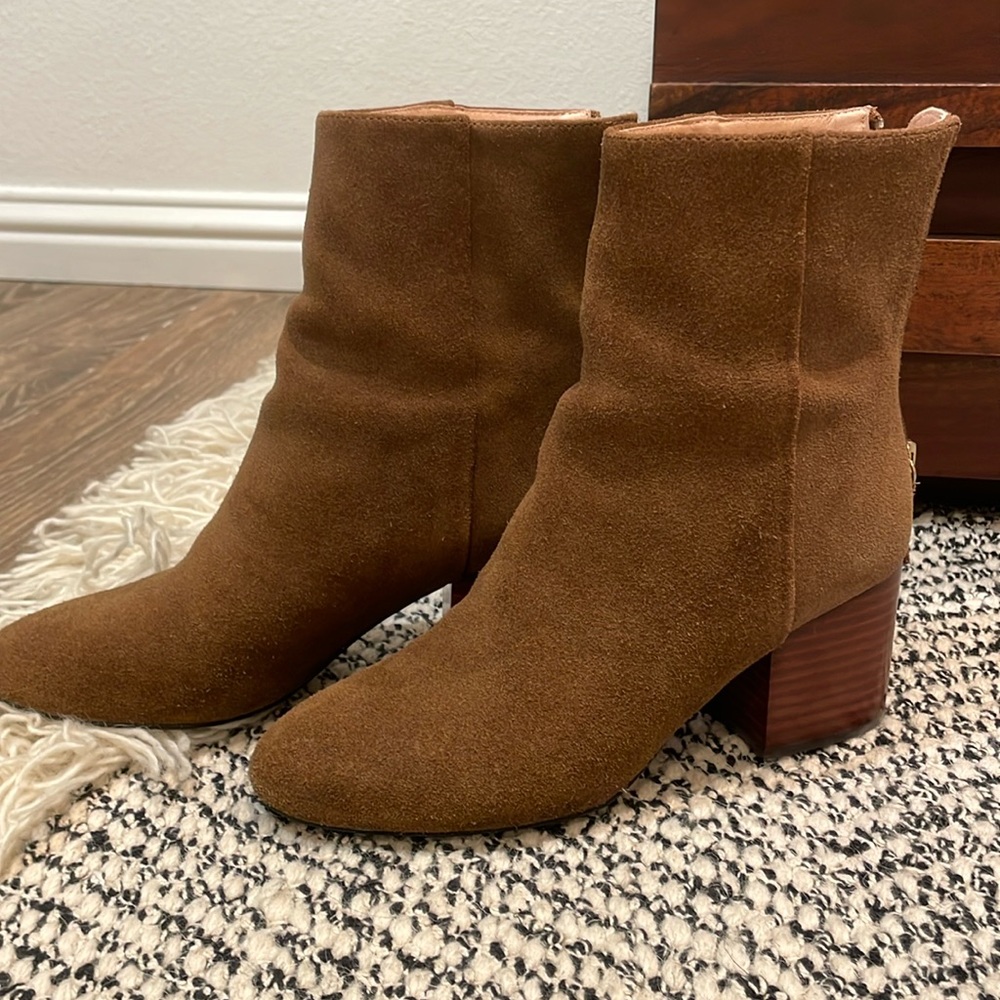 J. Crew Brown Heeled Boots